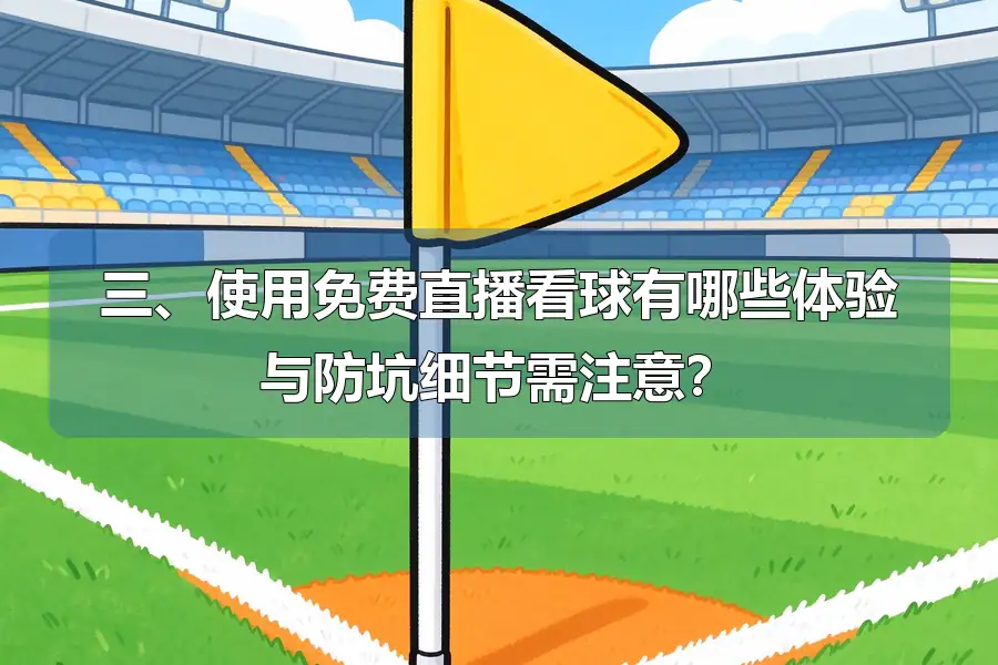 三、使用免费直播看球有哪些体验与防坑细节需注意?