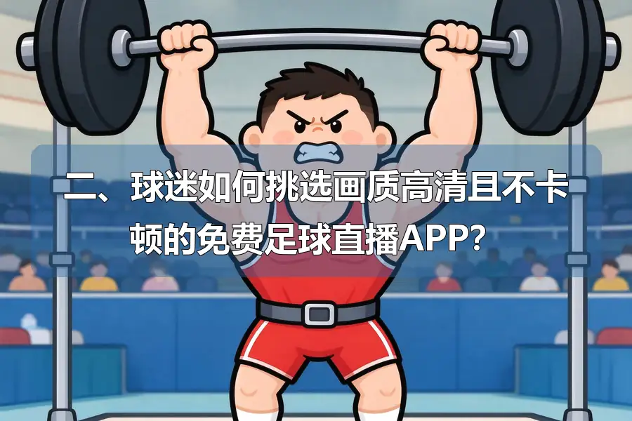 二、球迷如何挑选画质高清且不卡顿的免费足球直播APP?
